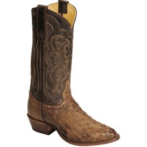 Vintage Tony Lama handmade full quill Ostrich boots, m size 13.